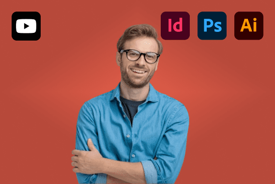 Foto dell'insegnante e degli strumenti utilizzati durante il corso di grafica